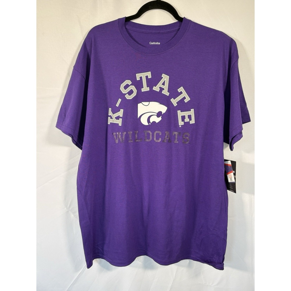 Captivating‎ T Shirt Size XL kansas State Wildcats short sleeve new